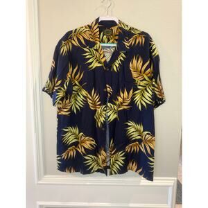 Hawaiian Reserve Collection Rayon Made in Hawaii Shirt Sz XL Button Up